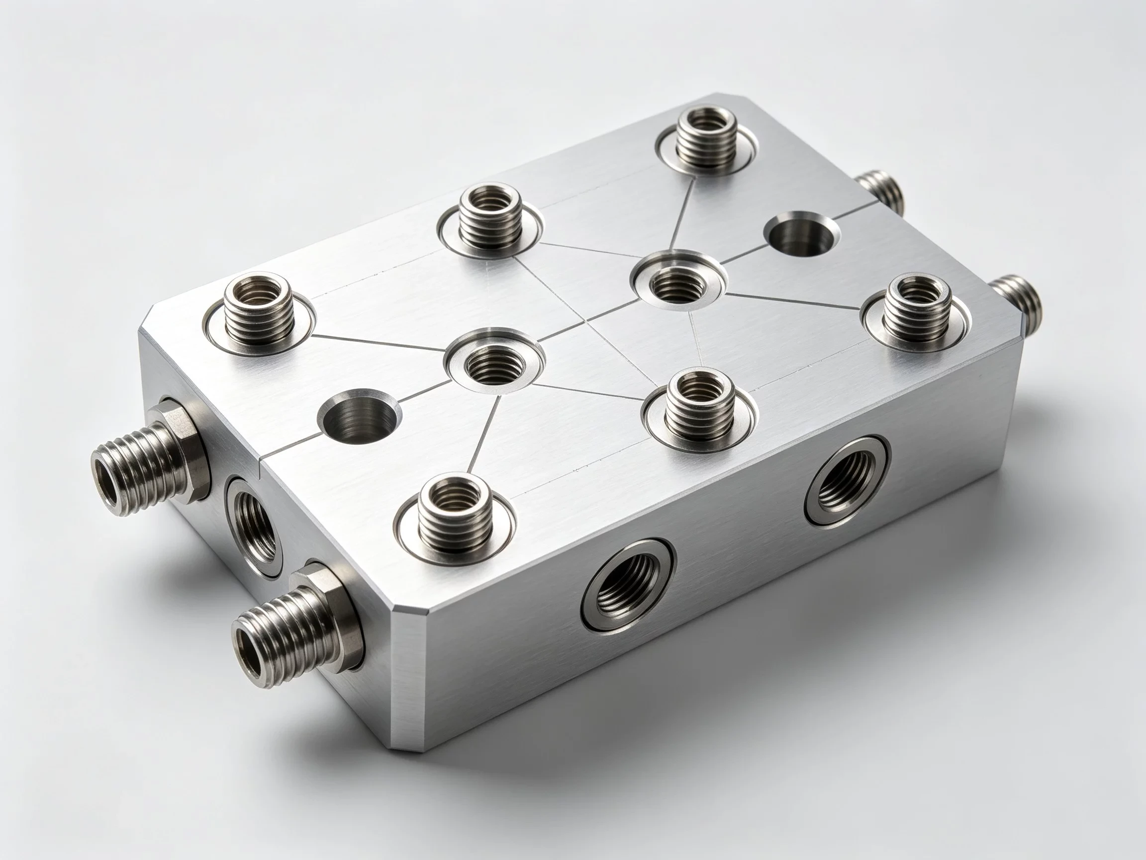 CNC milled hydraulic manifolds