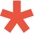ISO section decorative asterisk