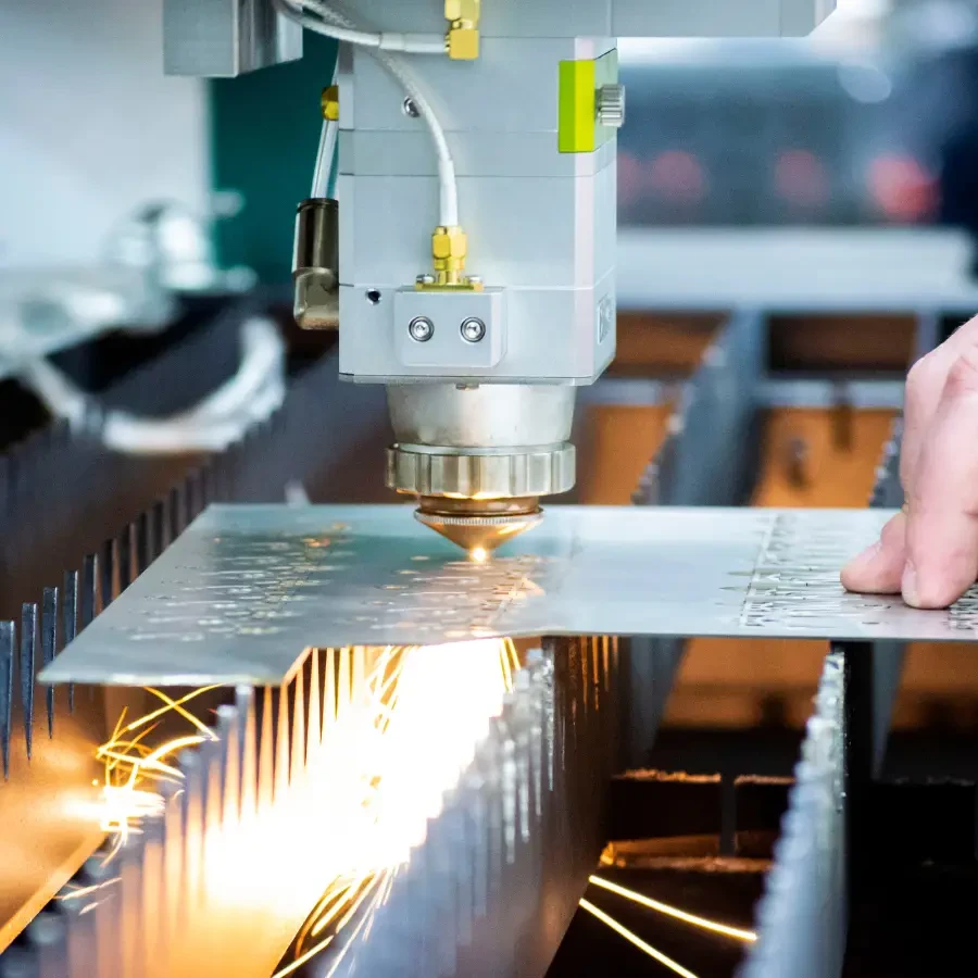 laser cutting manufacturing process