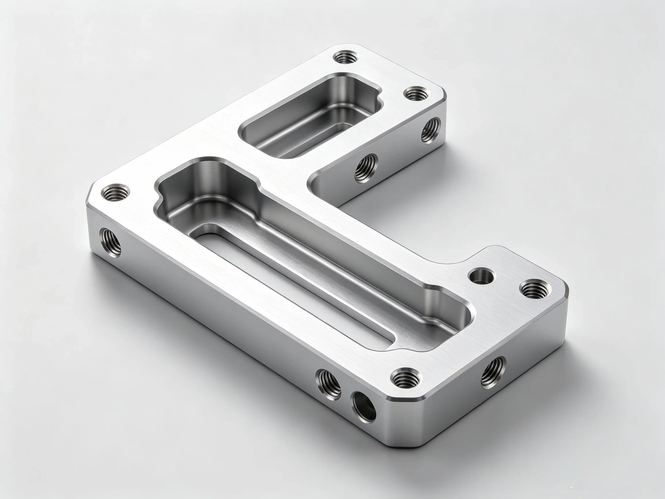 CNC milled brackets and structural components