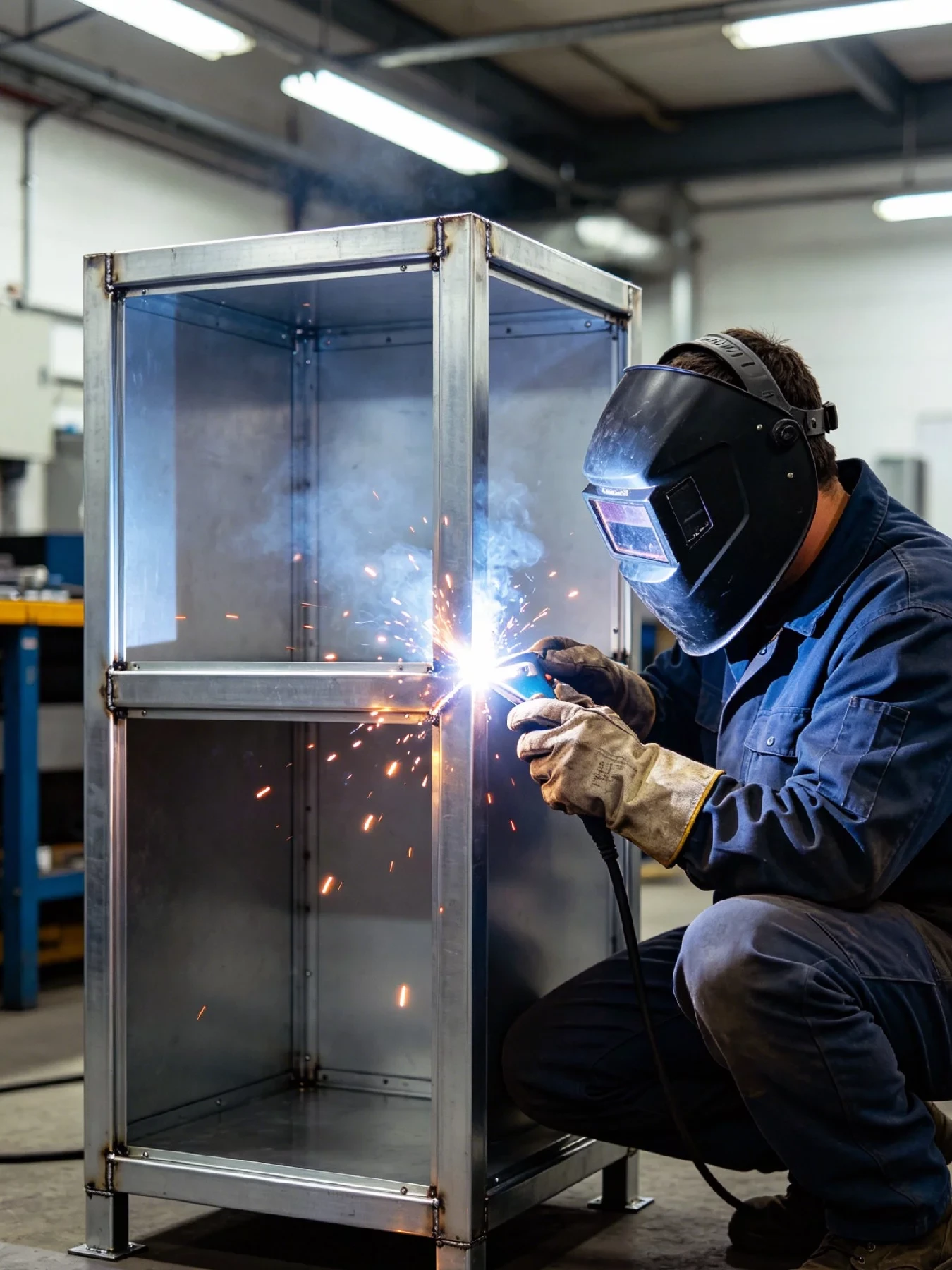 Custom welded sheet metal enclosures