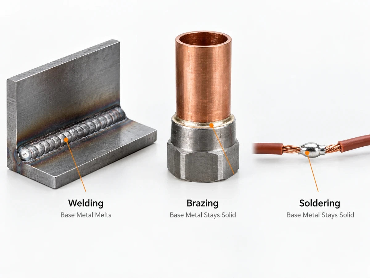 Brazing vs Welding vs Soldering